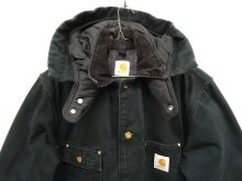 他の写真1: 90'S CARHARTT 裏地ブランケット フード付き ダックジャケット BLACK (VINTAGE)