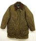 画像1: 80'S BARBOUR 2クレスト 旧タグ "NORTHUMBRIA JACKET" 裏地ウール オイルドジャケット OLIVE イングランド製 (VINTAGE) (1)