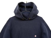 他の写真2: 90'S CHAMPION 刺繍タグ リバースウィーブ パーカー NAVY USA製 (VINTAGE)