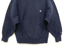 他の写真3: 90'S CHAMPION 刺繍タグ リバースウィーブ パーカー NAVY USA製 (VINTAGE)