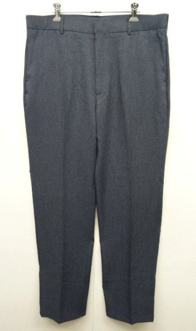 画像1: 90'S LEVIS "ACTION SLACKS" スラックス TALONジップ ブルーヘザー USA製 (VINTAGE)