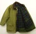 画像2: 90'S BARBOUR 3クレスト 旧タグ "NORTHUMBRIA" 裏地ウール オイルドジャケット OLIVE イングランド製 (VINTAGE) (2)