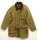 画像1: 80'S BARBOUR 2クレスト "SOLWAY ZIPPER" オイルドジャケット KHAKI イングランド製 (VINTAGE) (1)