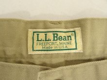 他の写真1: 80'S LL Bean ツープリーツ チノパンツ 42TALONジップ USA製 (VINTAGE)