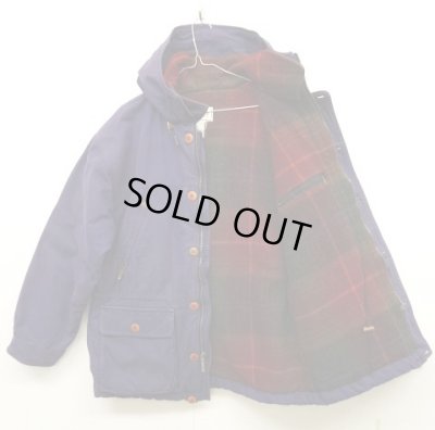 画像2: 80'S LL Bean 裏地ウール 中綿入り フード付きジャケット (VINTAGE)