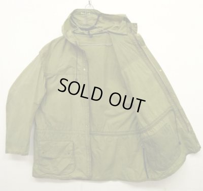 画像2: 70'S BARBOUR 1クレスト "UNLINED DURHAM" オイルドジャケット OLIVE イングランド製 (VINTAGE)