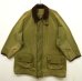 画像1: 80'S BARBOUR 2クレスト "UNLINED GAMEFAIR" オイルドジャケット OLIVE イングランド製 (VINTAGE) (1)