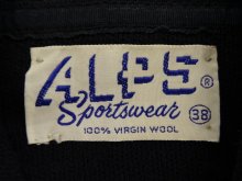 他の写真1: 50'S ALPS SPORTSWEAR エルボーステッチ入り ワークカーディガン NAVY (DEADSTOCK)