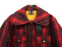 他の写真2: 50'S WOOLRICH 黒タグ ウール マッキーノコート レッド/ブラック (VINTAGE)