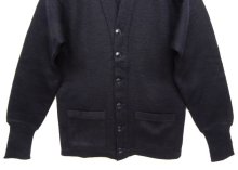 他の写真3: 50'S ALPS SPORTSWEAR エルボーステッチ入り ワークカーディガン NAVY (DEADSTOCK)