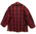 画像3: 50'S WOOLRICH 黒タグ ウール マッキーノコート レッド/ブラック (VINTAGE) (3)