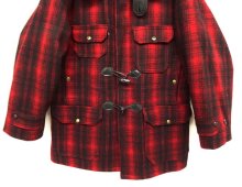 他の写真3: 50'S WOOLRICH 黒タグ ウール マッキーノコート レッド/ブラック (VINTAGE)