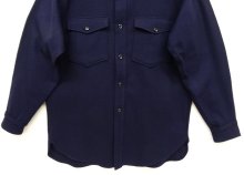 他の写真3: 50'S LL Bean 筆記体黒タグ ウール CPOシャツ NAVY (VINTAGE)