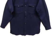 他の写真3: 50'S LL Bean 筆記体黒タグ ウール CPOシャツ NAVY (VINTAGE)