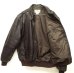画像2: 80'S LL Bean THINSULATE入り レザー A-2 フライトジャケット ブラウン USA製 (VINTAGE) (2)
