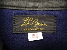 他の写真1: 50'S LL Bean 筆記体黒タグ ウール CPOシャツ NAVY (VINTAGE)