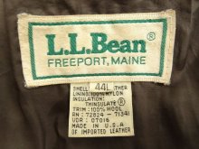 他の写真1: 80'S LL Bean THINSULATE入り レザー A-2 フライトジャケット ブラウン USA製 (VINTAGE)