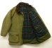 画像2: 90'S BARBOUR 3クレスト 旧タグ "NORTHUMBRIA" 裏地ウール オイルドジャケット OLIVE イングランド製 (VINTAGE) (2)