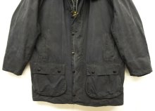 他の写真3: 90'S BARBOUR 3クレスト 旧タグ "BORDER" オイルドジャケット NAVY イングランド製 (VINTAGE)