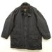 画像1: 90'S BARBOUR 3クレスト 旧タグ "BORDER" オイルドジャケット NAVY イングランド製 (VINTAGE) (1)