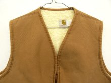 他の写真2: 70'S CARHARTT プリントタグ 裏ボア入り ダックベスト USA製 (VINTAGE)