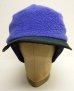 画像2: 90'S PATAGONIA "SYNCHILLA DUCKBILL CAP" フリースキャップ ブルー USA製 (VINTAGE) (2)