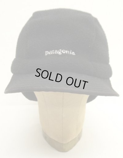 画像2: 00'S PATAGONIA "SYNCHILLA DUCKBILL CAP" フリースキャップ オールブラック (VINTAGE)