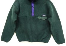 他の写真3: 90'S PATAGONIA 旧タグ シンチラ スナップT フリースジャケット グリーン USA製 (VINTAGE)