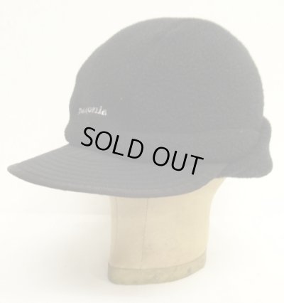 画像5: 00'S PATAGONIA "SYNCHILLA DUCKBILL CAP" フリースキャップ オールブラック (VINTAGE)