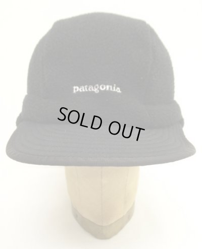 画像6: 00'S PATAGONIA "SYNCHILLA DUCKBILL CAP" フリースキャップ オールブラック (VINTAGE)