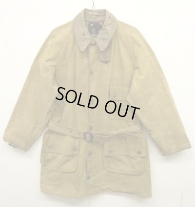 画像1: 70'S BARBOUR 1クレスト "SOLWAY ZIPPER" オイルドジャケット KHAKI イングランド製 (VINTAGE)