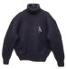 画像1: 90'S POLO SPORT "HAND KNIT" モヘア混 タートルネック ニット DK NAVY (DEADSTOCK) (1)