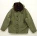 画像1: 80'S フランス軍 "COULANGE MAYENNE" フード付き デッキジャケット (VINTAGE) (1)