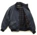 画像2: 80'S BROOKS BROTHERS 裏地ウール A-1 フライトジャケット NAVY (VINTAGE) (2)