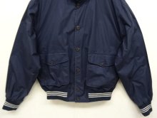 他の写真3: 90'S RALPH LAUREN ライン入りリブ ドリズラージャケット NAVY (VINTAGE)