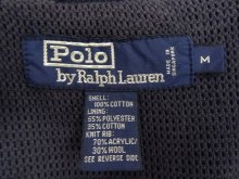 他の写真2: 90'S RALPH LAUREN ライン入りリブ ドリズラージャケット NAVY (VINTAGE)