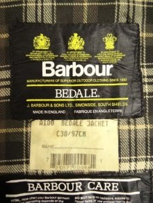 他の写真2: 90'S BARBOUR 3クレスト 旧タグ "BEDALE" オイルドジャケット OLIVE イングランド製 (VINTAGE)