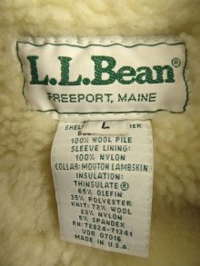 他の写真2: 80'S LL Bean THINSULATE入り 裏地ボア付き レザージャケット USA製 (VINTAGE)