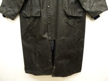 他の写真3: 80'S BARBOUR 3クレスト 旧タグ "BURGHLEY" オイルドコート NAVY イングランド製 (VINTAGE)