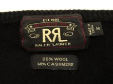 他の写真2: RRL クルーネック カシミア混 ウールニット BLACK (USED)