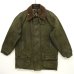 画像1: 90'S BARBOUR 3クレスト 旧タグ "BEAUFORT" オイルドジャケット OLIVE イングランド製 (VINTAGE) (1)