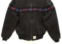 他の写真3: 90'S CARHARTT ネイティブ柄 ダック サンタフェジャケット BLACK (VINTAGE)