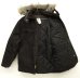 画像2: 80'S CARHARTT フード付き 裏地キルティング ダックジャケット BLACK USA製 (VINTAGE) (2)