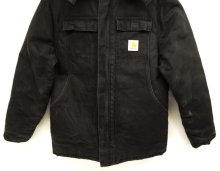 他の写真3: 80'S CARHARTT フード付き 裏地キルティング ダックジャケット BLACK USA製 (VINTAGE)