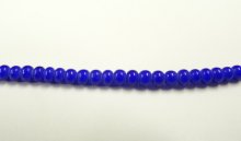 他の写真2: ホワイトハーツ ガラスビーズ ネックレス ブルー 2mm (VINTAGE)