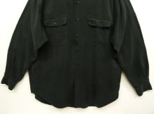 他の写真3: 90'S RALPH LAUREN "BENFORD" レーヨン シャツ ブラック (VINTAGE)