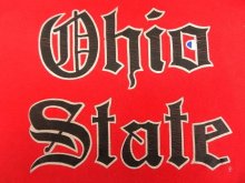 他の写真2: 90'S CHAMPION "OHIO STATE(目あり）" 刺繍タグ リバースウィーブ レッド USA製 (VINTAGE)