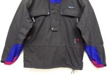 他の写真3: 90'S PATAGONIA 旧タグ ナイロン アノラック チャコール/ブルー/マゼンタ (VINTAGE)