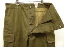 他の写真1: 50'S フランス軍 M47 HBT フィールドパンツ 後期型 KHAKI サイズ23 (VINTAGE)