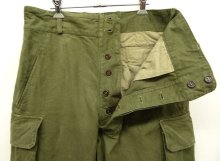 他の写真1: 50'S フランス軍 M47 フィールドパンツ 前期型 OLIVE サイズ23 (VINTAGE)